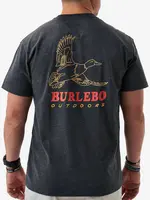 Burlebo Burlebo Adult SS Tee Duck Wild Heather Black