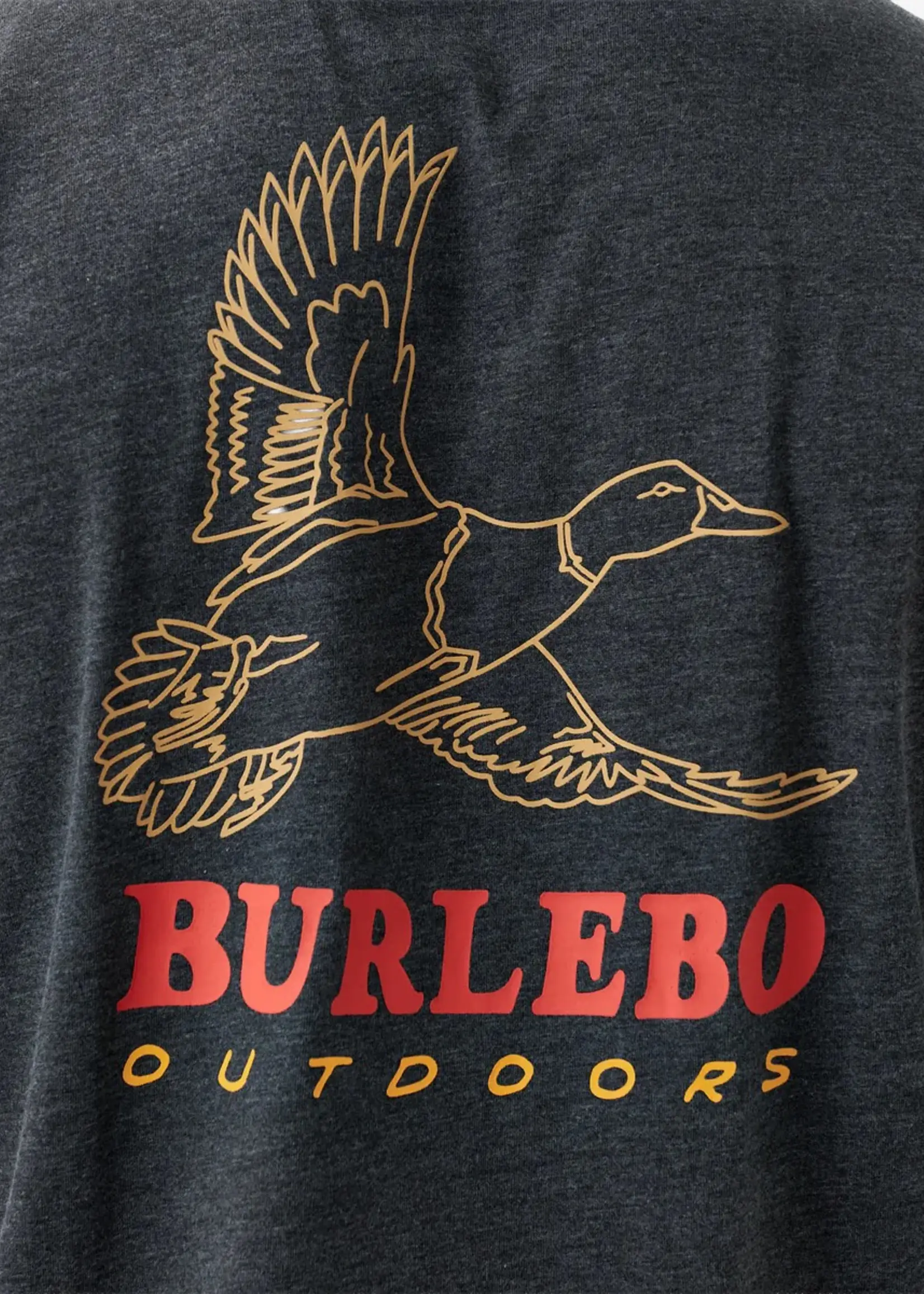 Burlebo Burlebo Adult SS Tee Duck Wild Heather Black