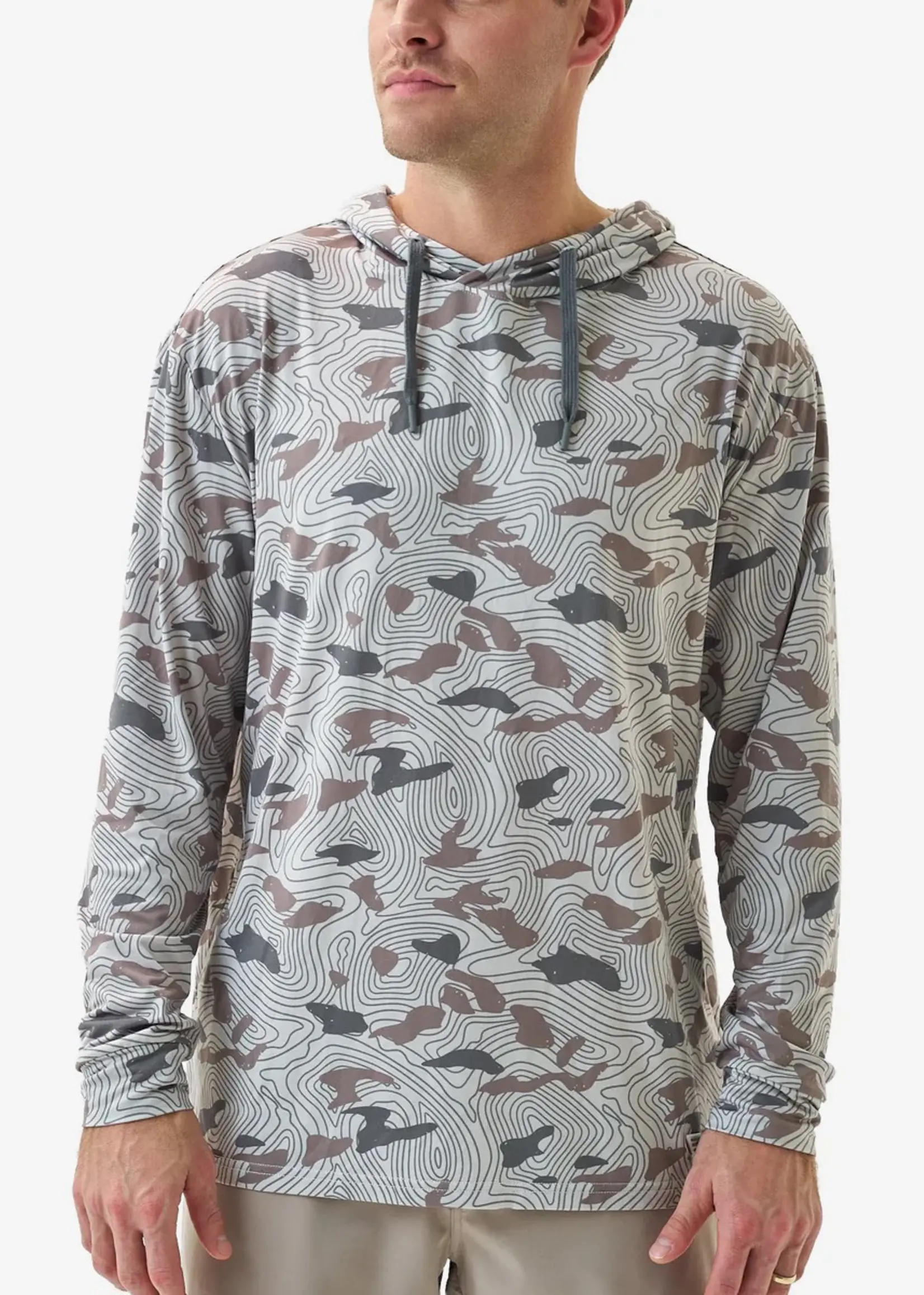 Burlebo Burlebo Performance Hoodie Topo Desert Camo