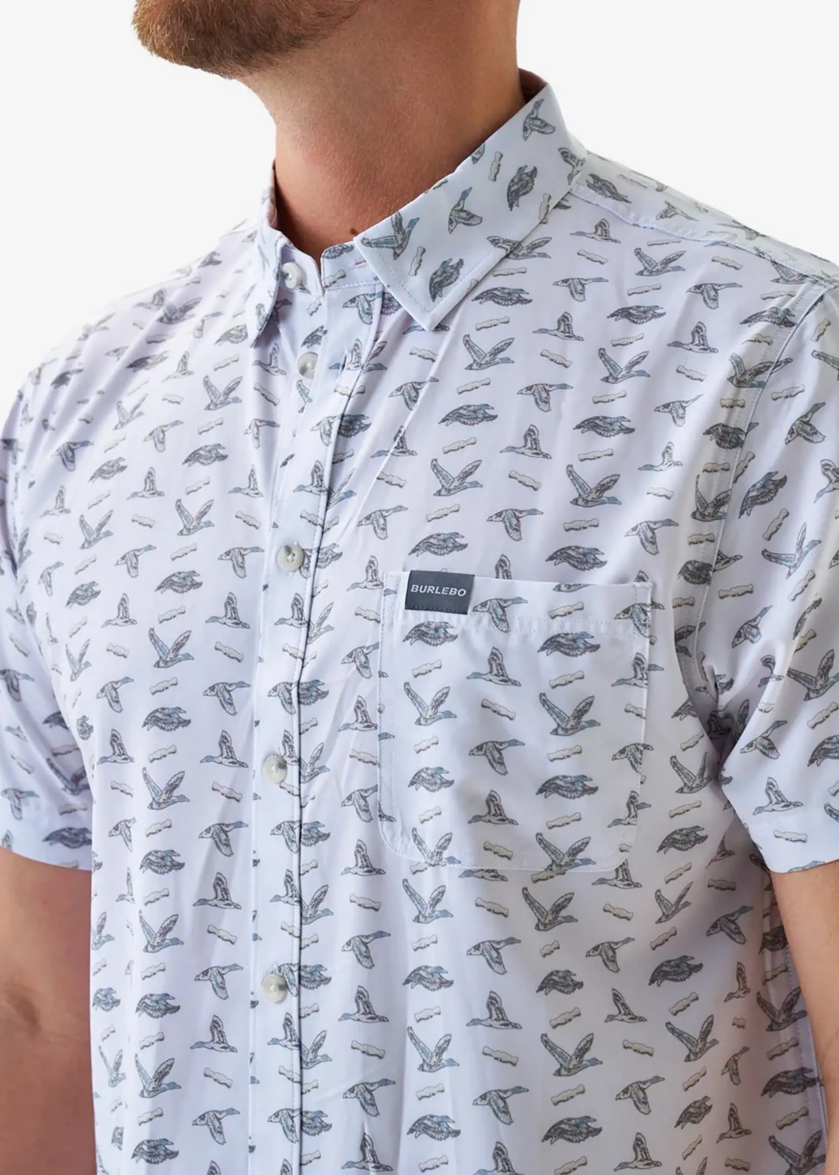 Burlebo Burlebo Performance Button Up Ducks & Calls