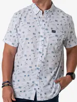 Burlebo Burlebo Performance Button Up Lone Star State