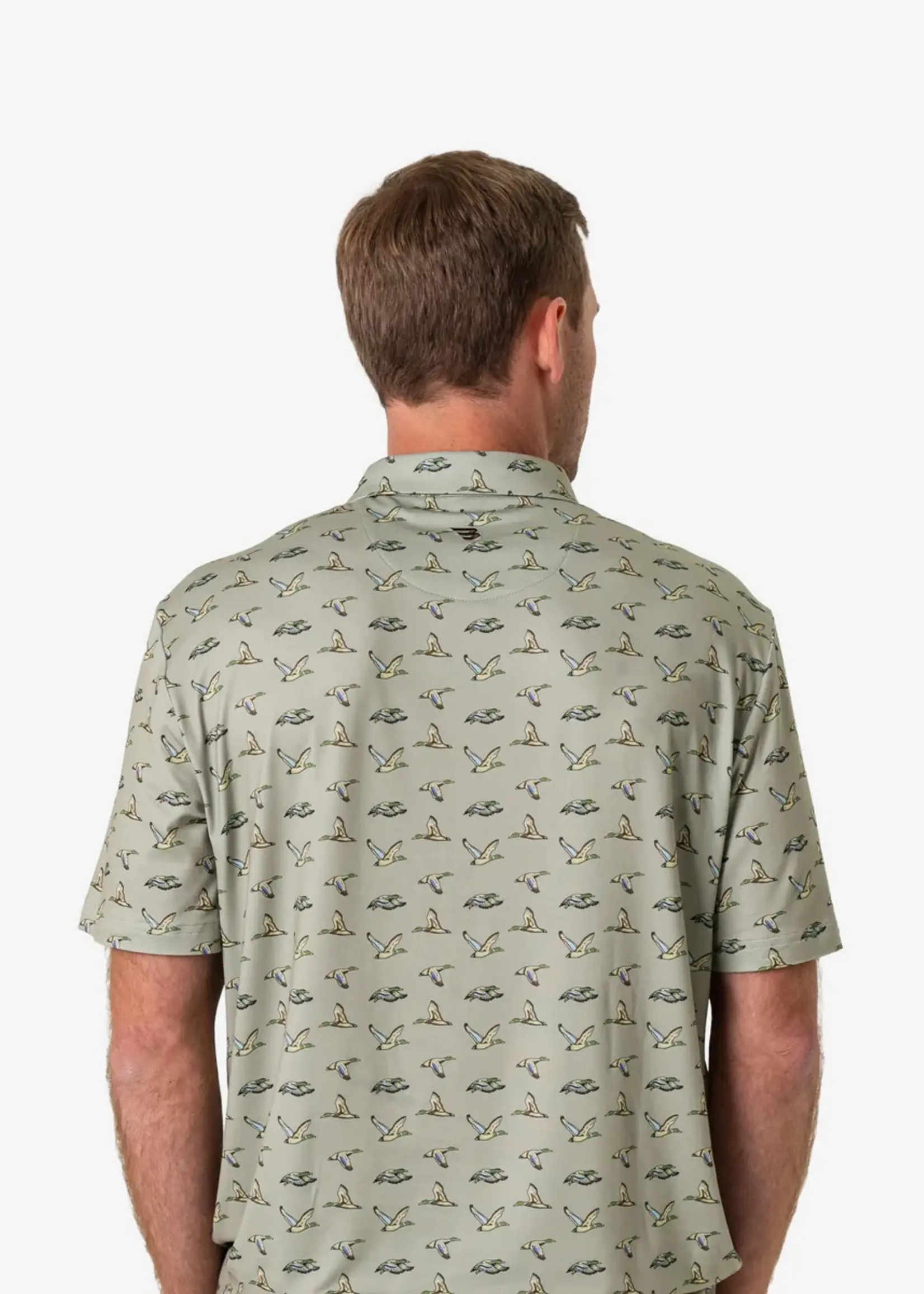 Burlebo Burlebo Performance Polo Flying Ducks Green