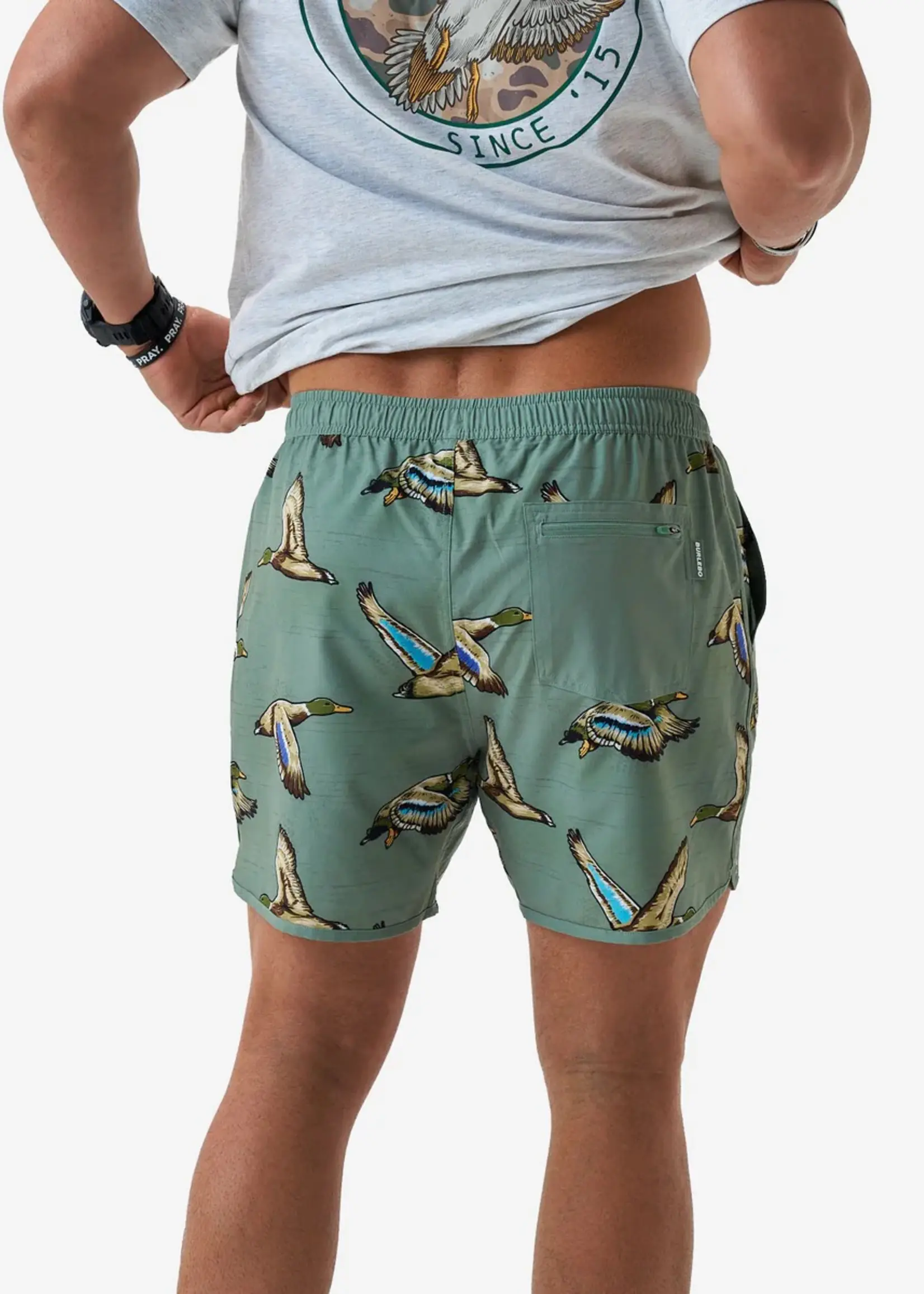 Burlebo Burlebo Swim Trunks Jumbo Mallards