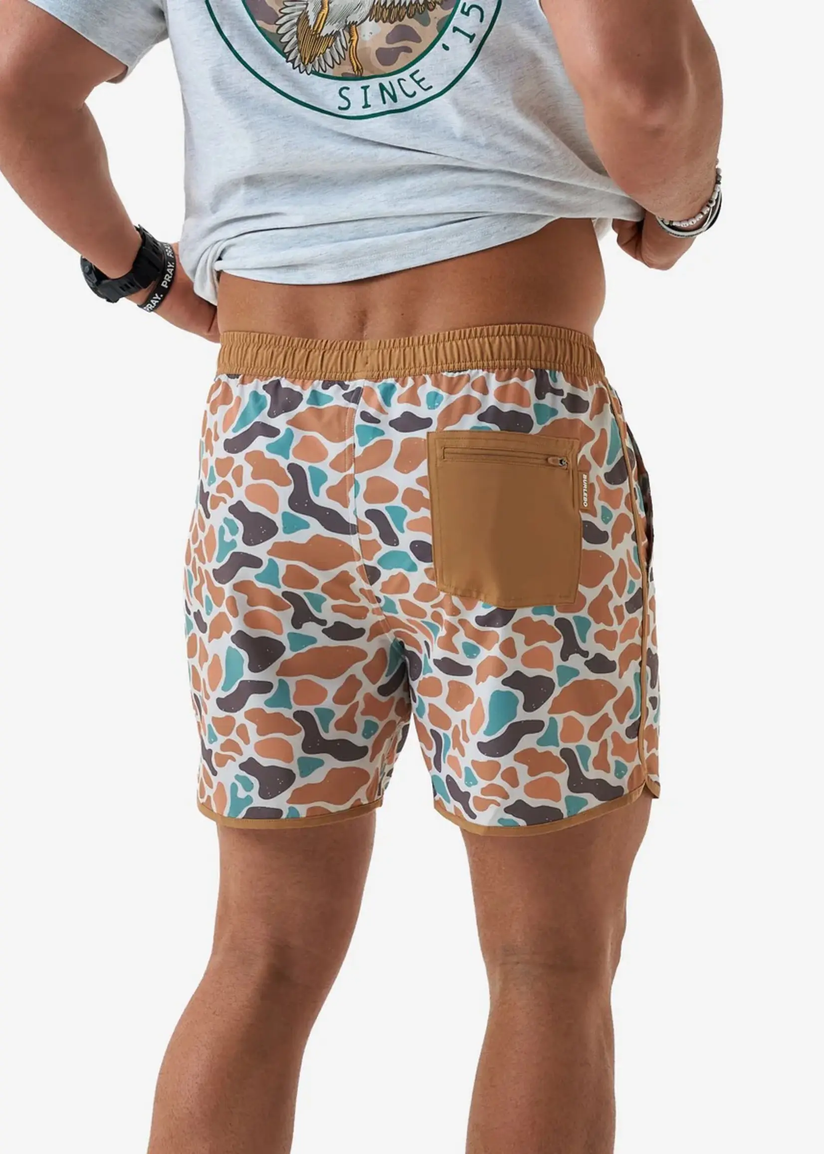 Burlebo Burlebo Swim Trunks Bayside Camo