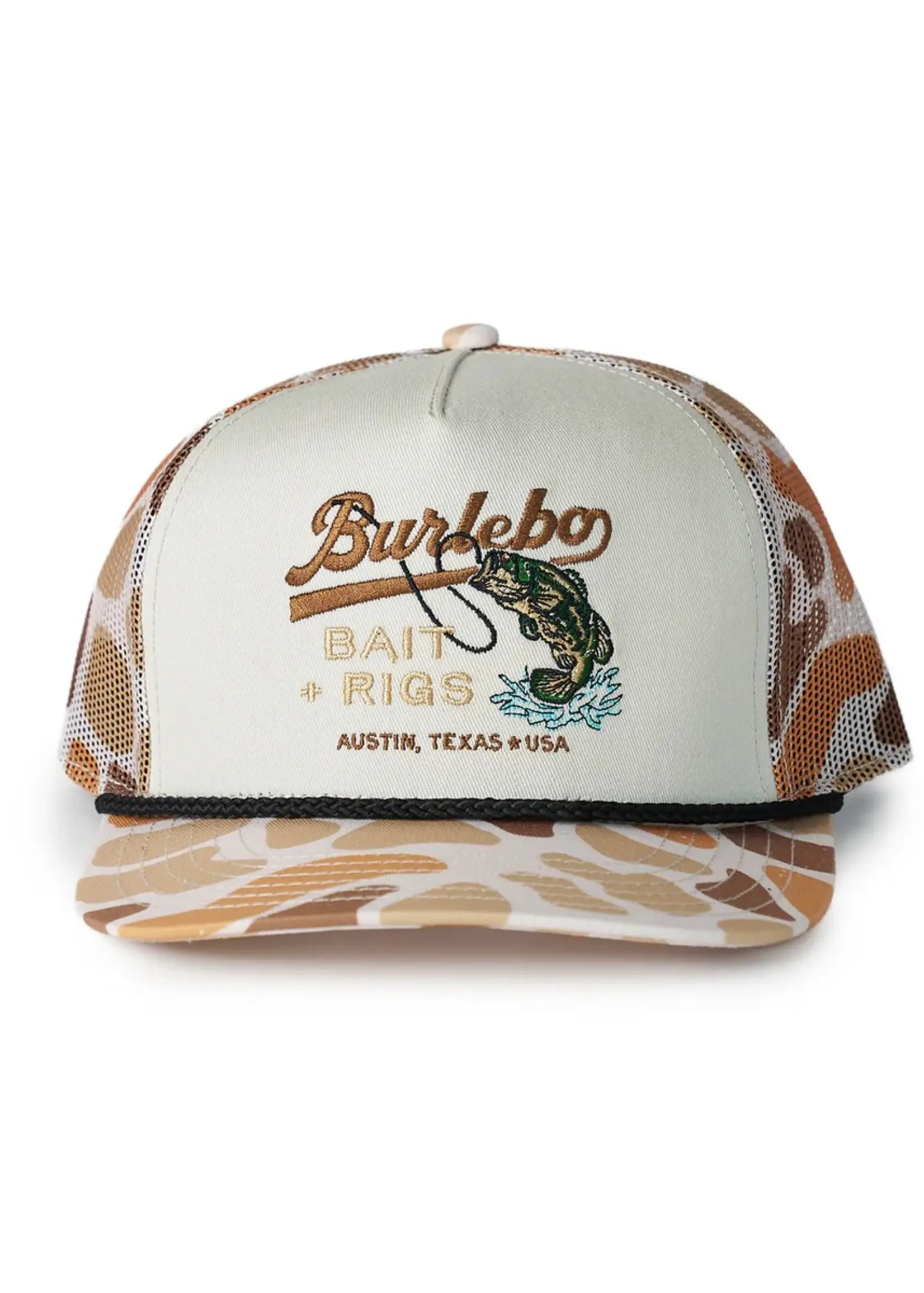 Burlebo Burlebo Bait & Rigs Camo Mesh Cap