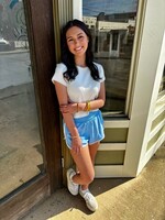 mono b Light Blue Circuit Bound Active Shorts