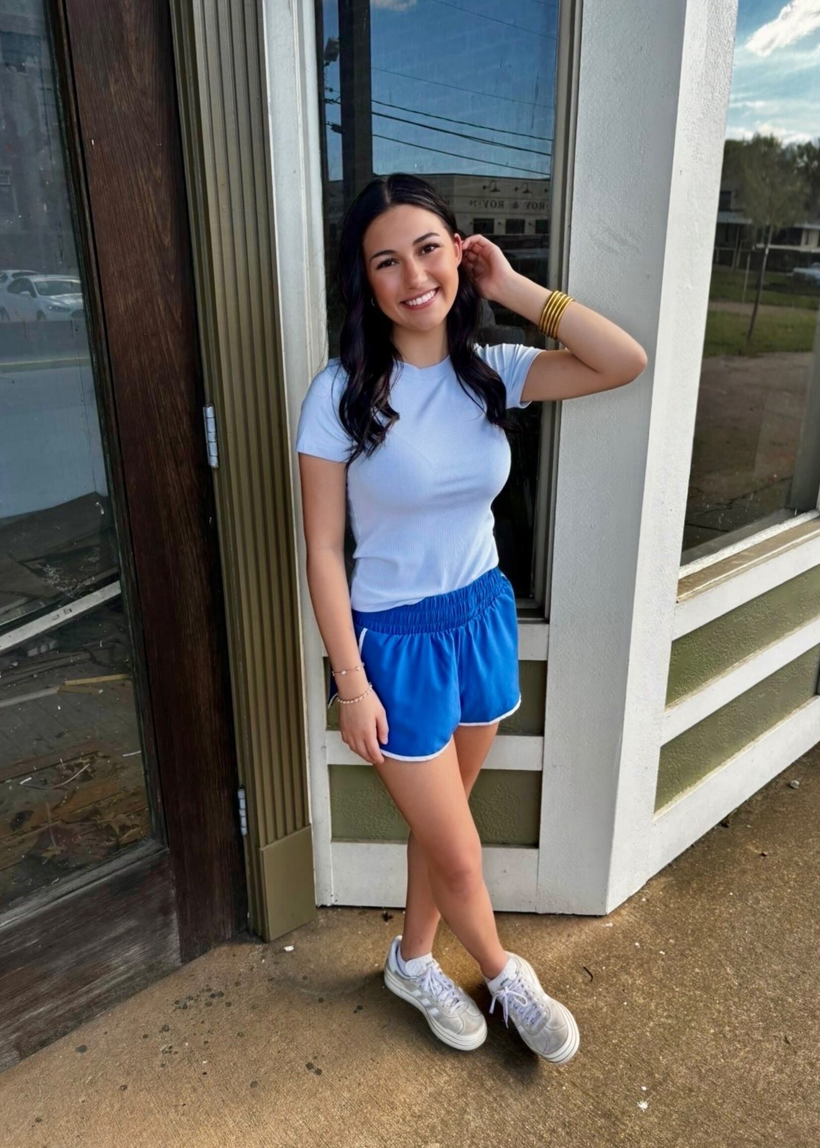 mono b Indigo Circuit Bound Active Shorts