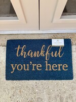 The Royal Standard Thankful You're Here Coir Doormat