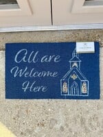 The Royal Standard All Are Welcome Here Coir Doormat