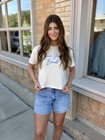 Pierce + Pine Blue Jean Baby Tee