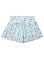 Bloom and Company Blue Floral Butterfly Shorts