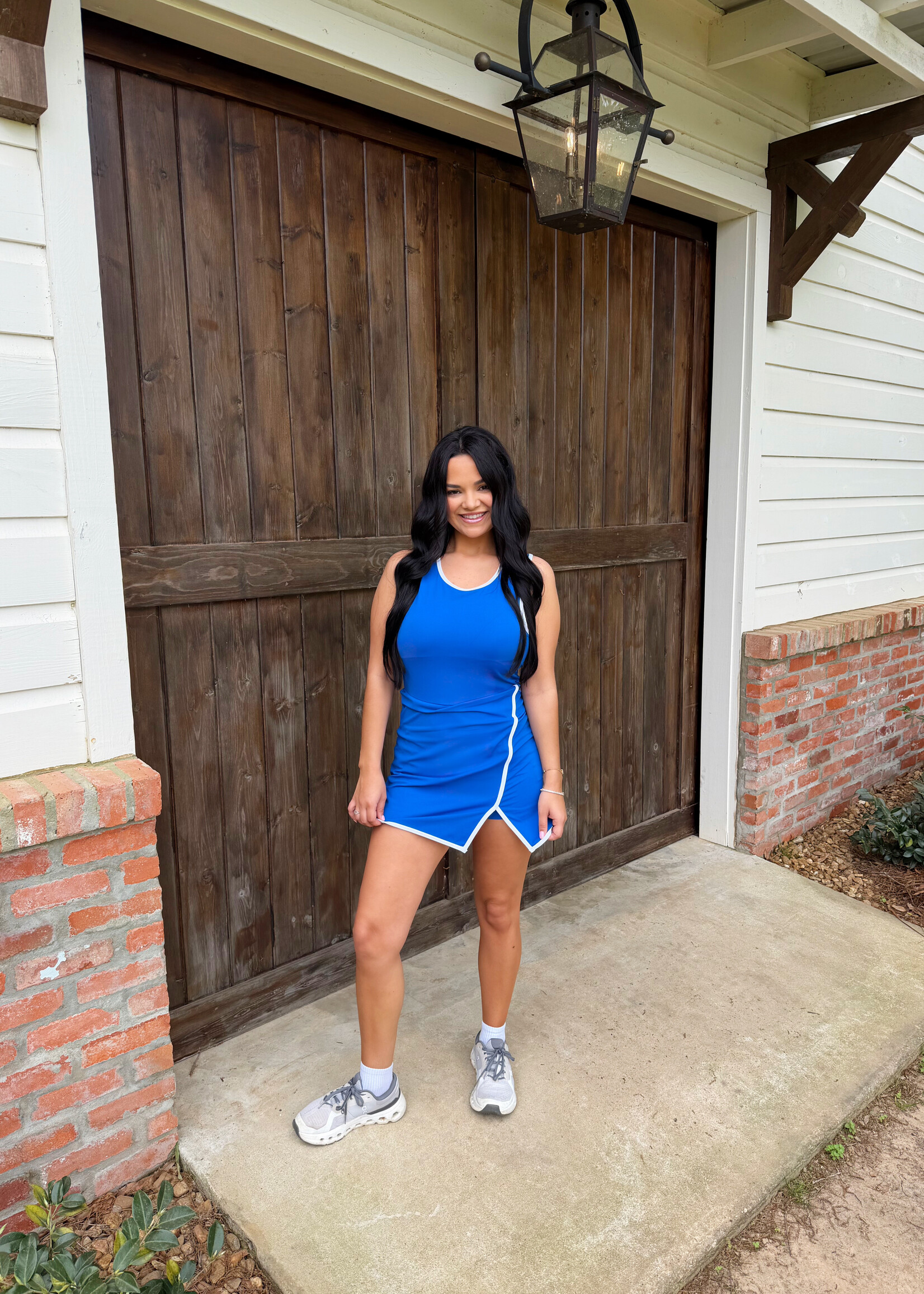 mono b Indigo Sculpted Active Dress