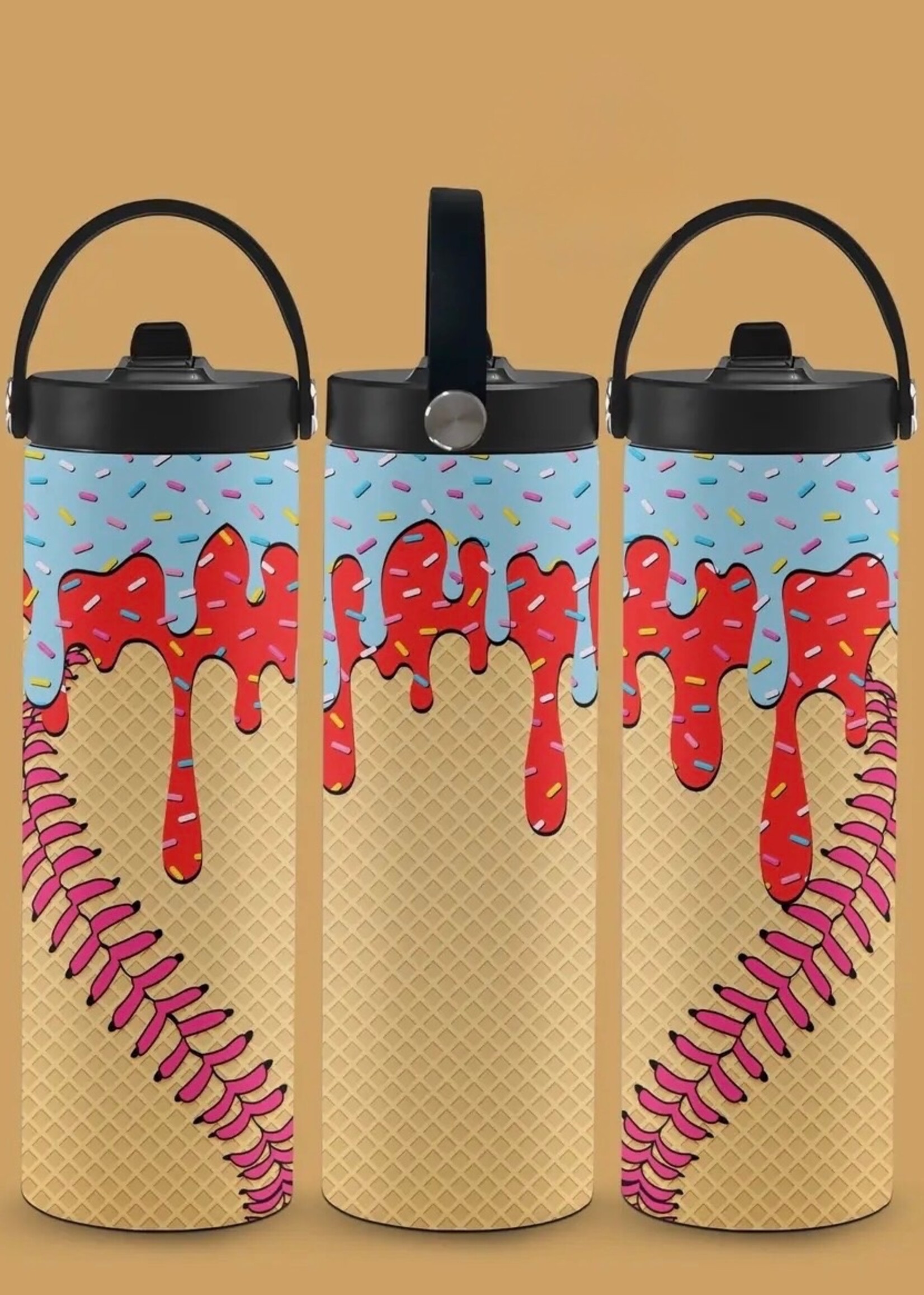 Patercreations Raider Swirl Tumbler Ice cream Drip