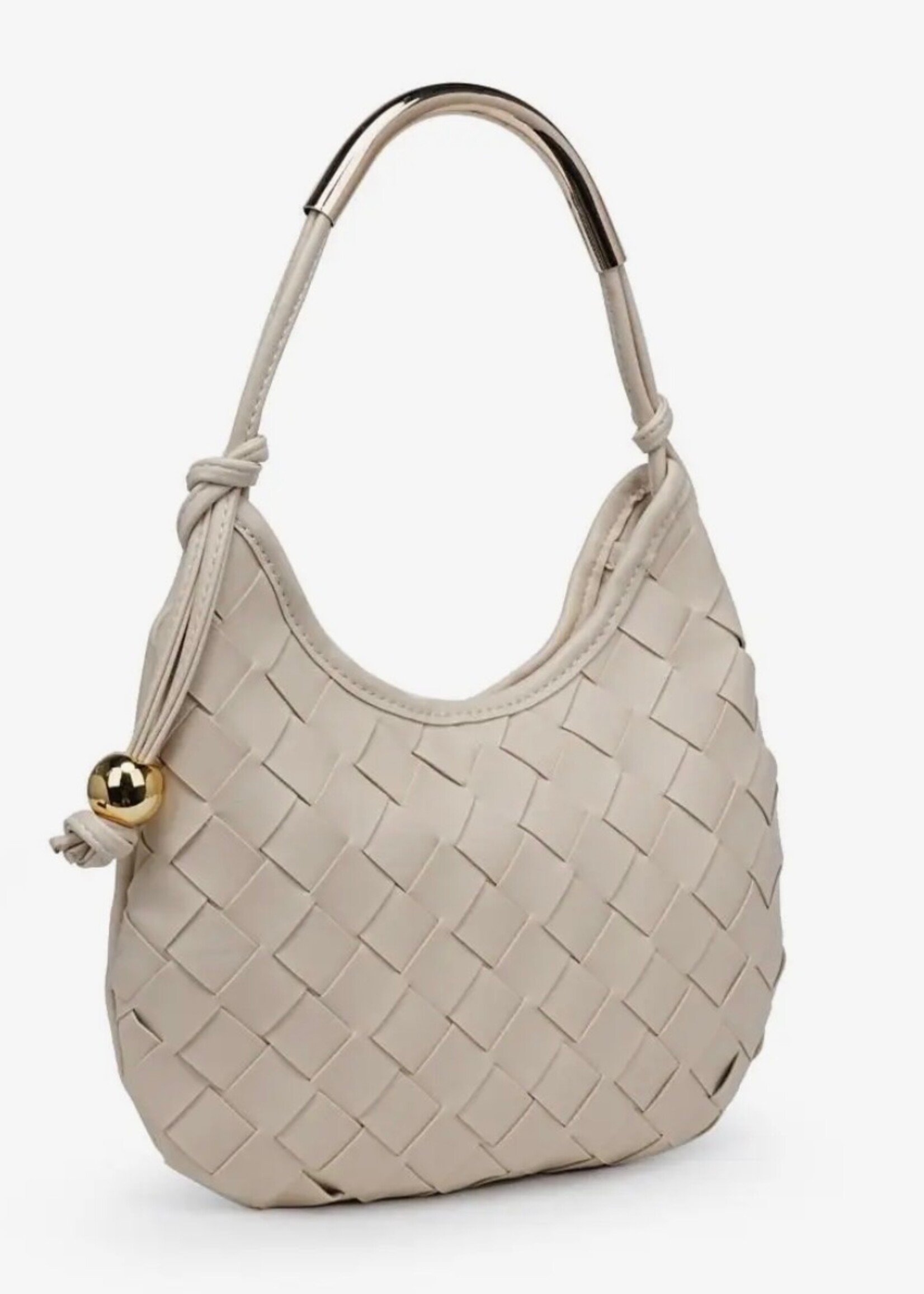 Moda Luxe Oatmilk Lucia Hobo Bag