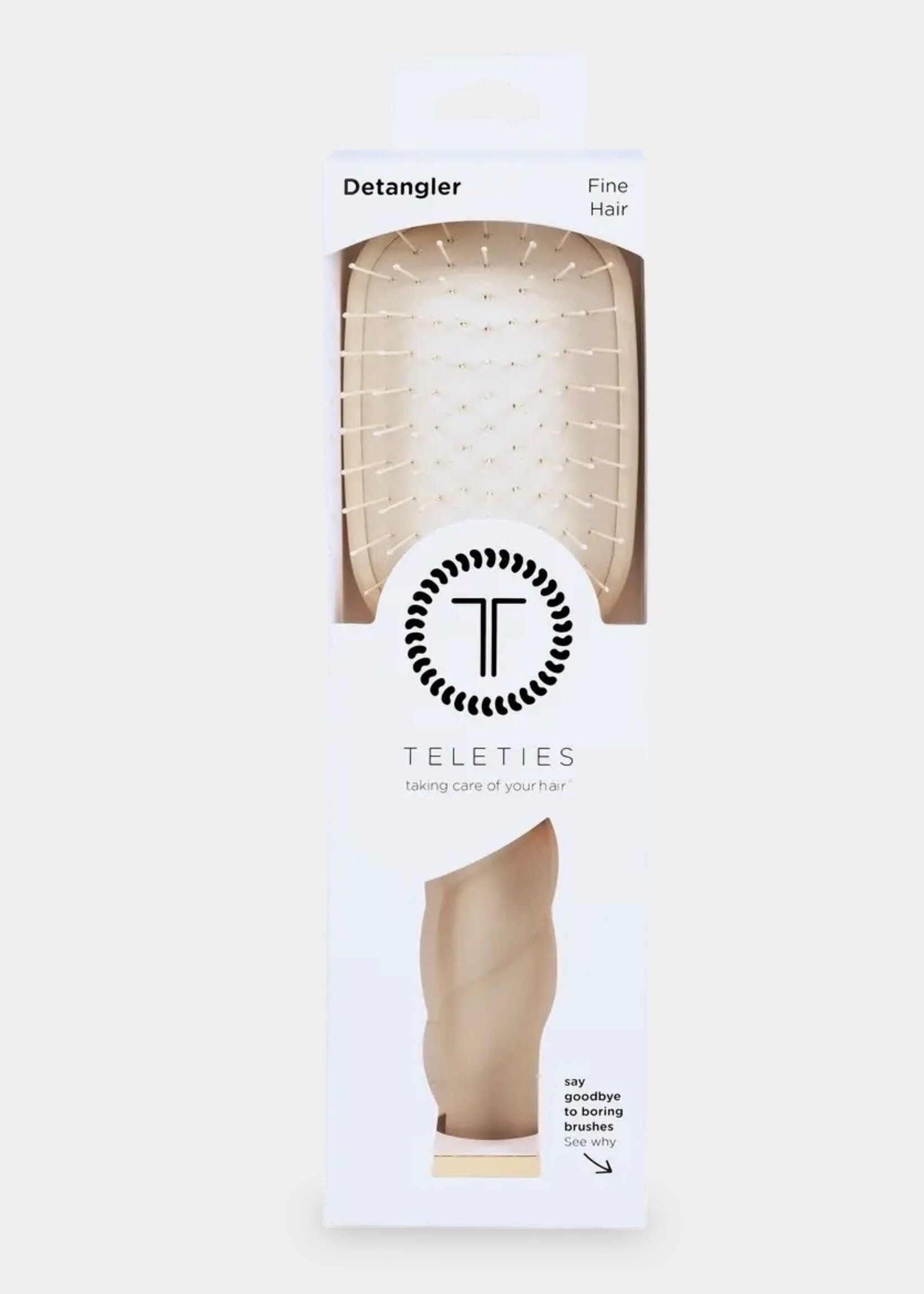 Teleties Tan Teleties Detangler Hair Brush