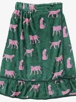 Bloom and Company Spa Wrap Green & Pink Cheetahs
