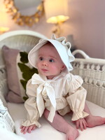 Rylee Faith Designs Fall Long-Sleeved Embroidered Baby Romper