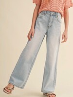 Bloom and Company Tween Girls Wide Leg Jeans