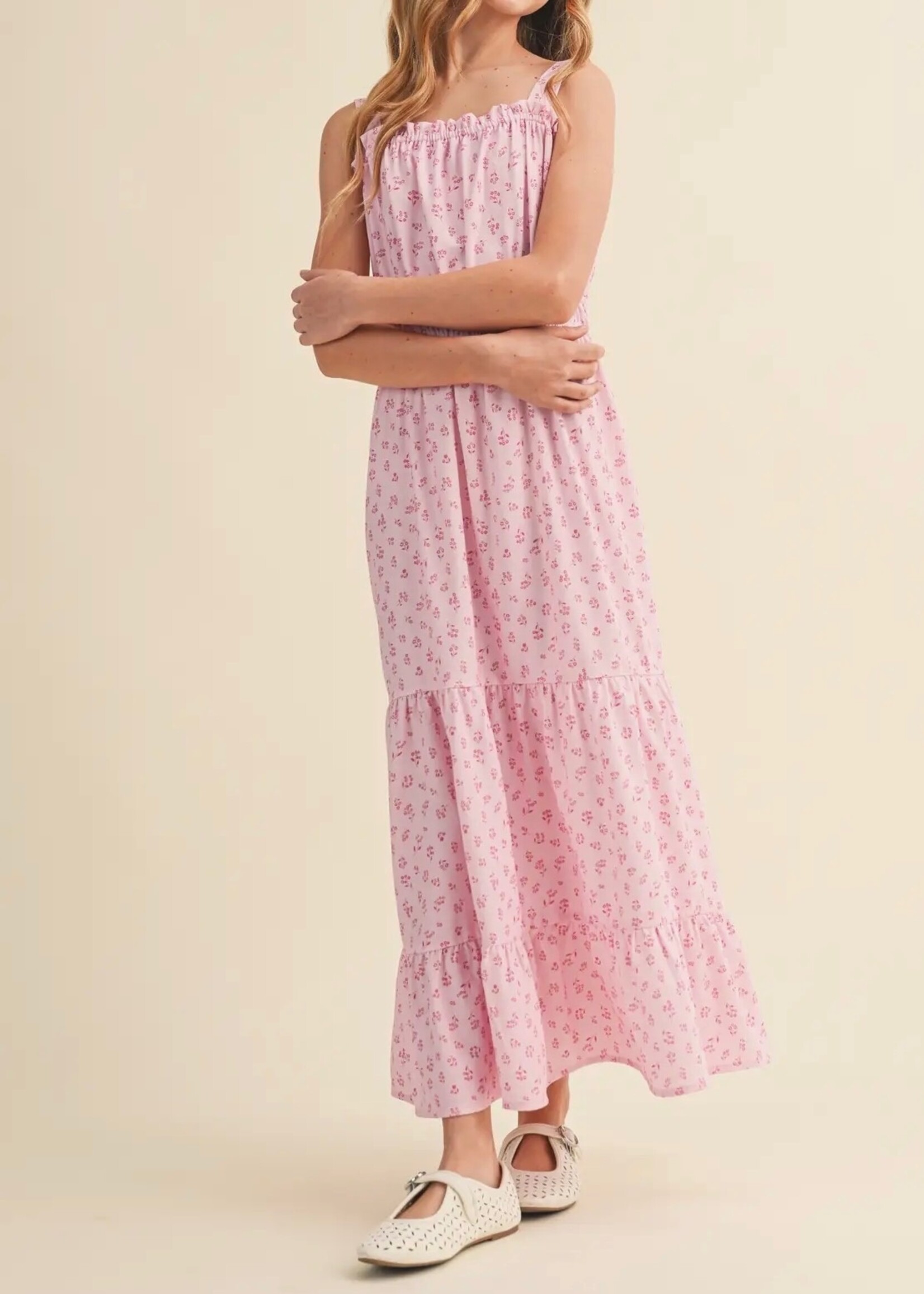 Bloom and Company Tween Girls Pink Maxi Dress
