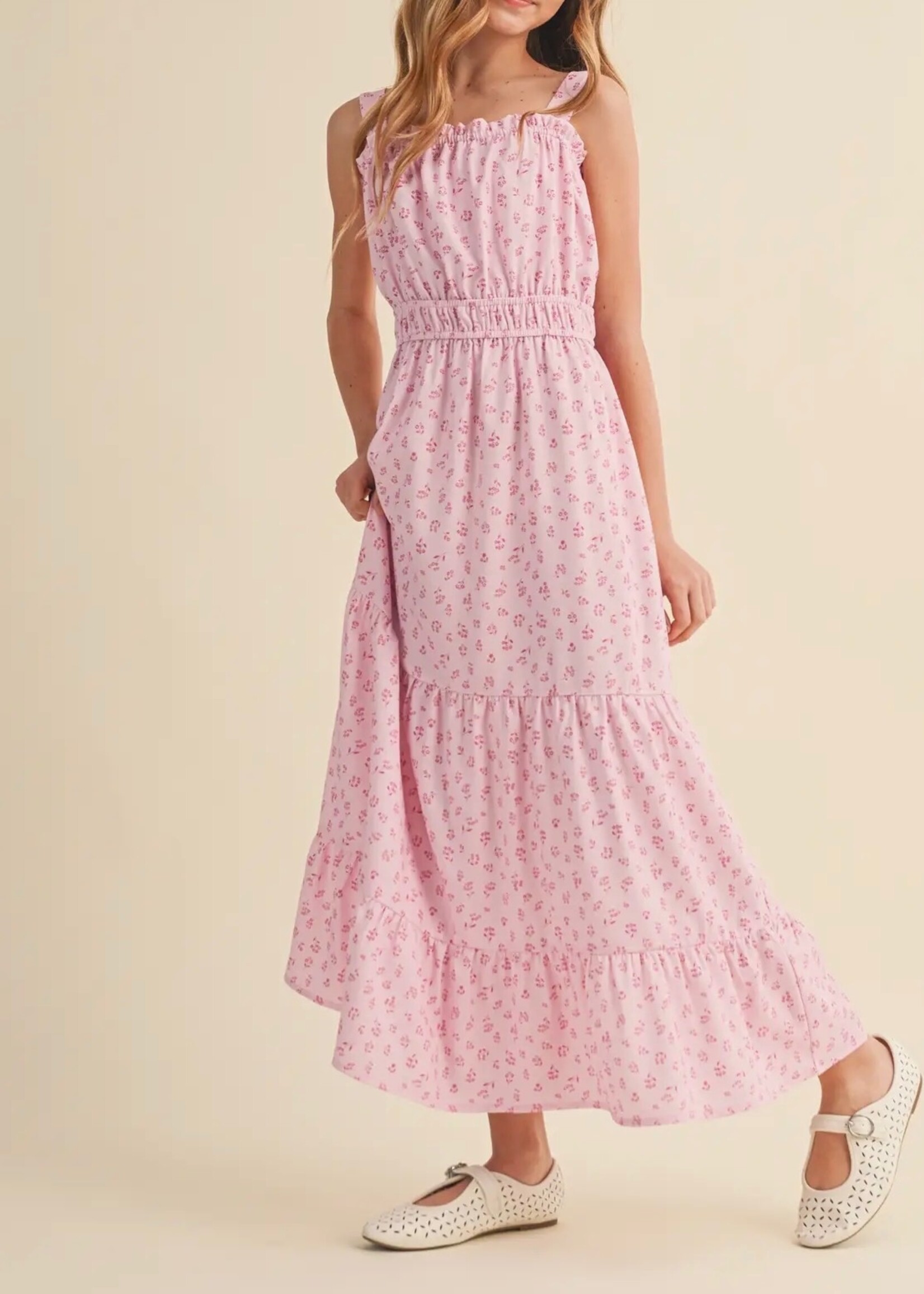 Bloom and Company Tween Girls Pink Maxi Dress