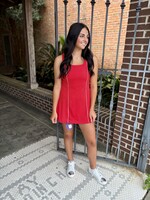 Bloom and Company Cherry Red Activewear Dress