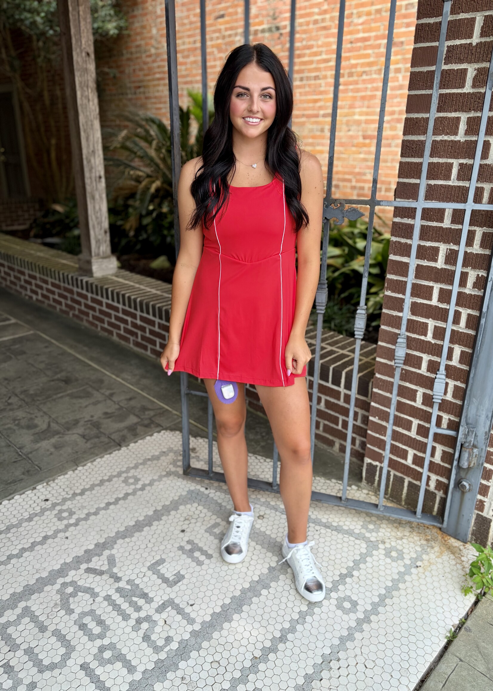 Bloom and Company Cherry Red Activewear Dress