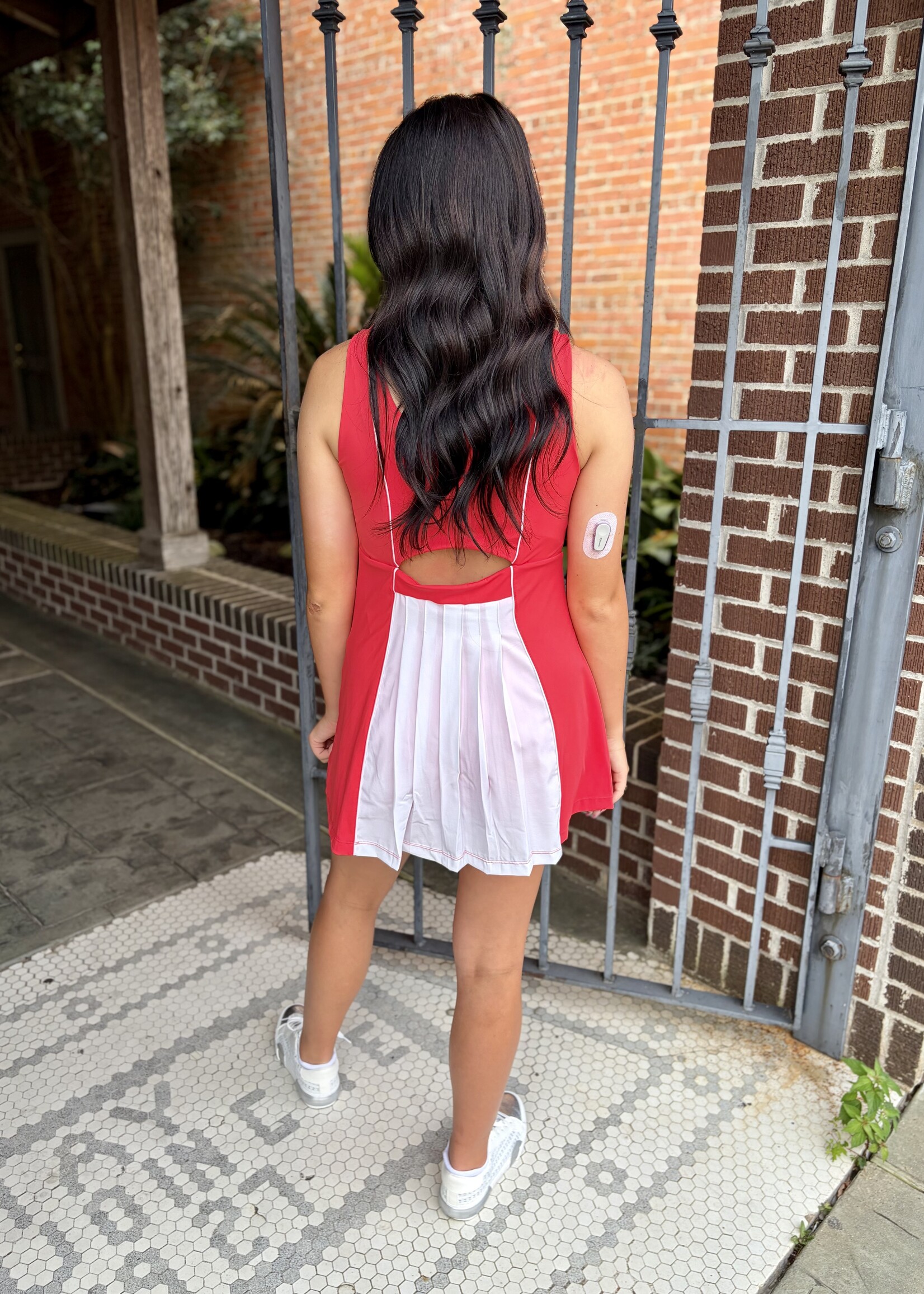 Bloom and Company Cherry Red Activewear Dress