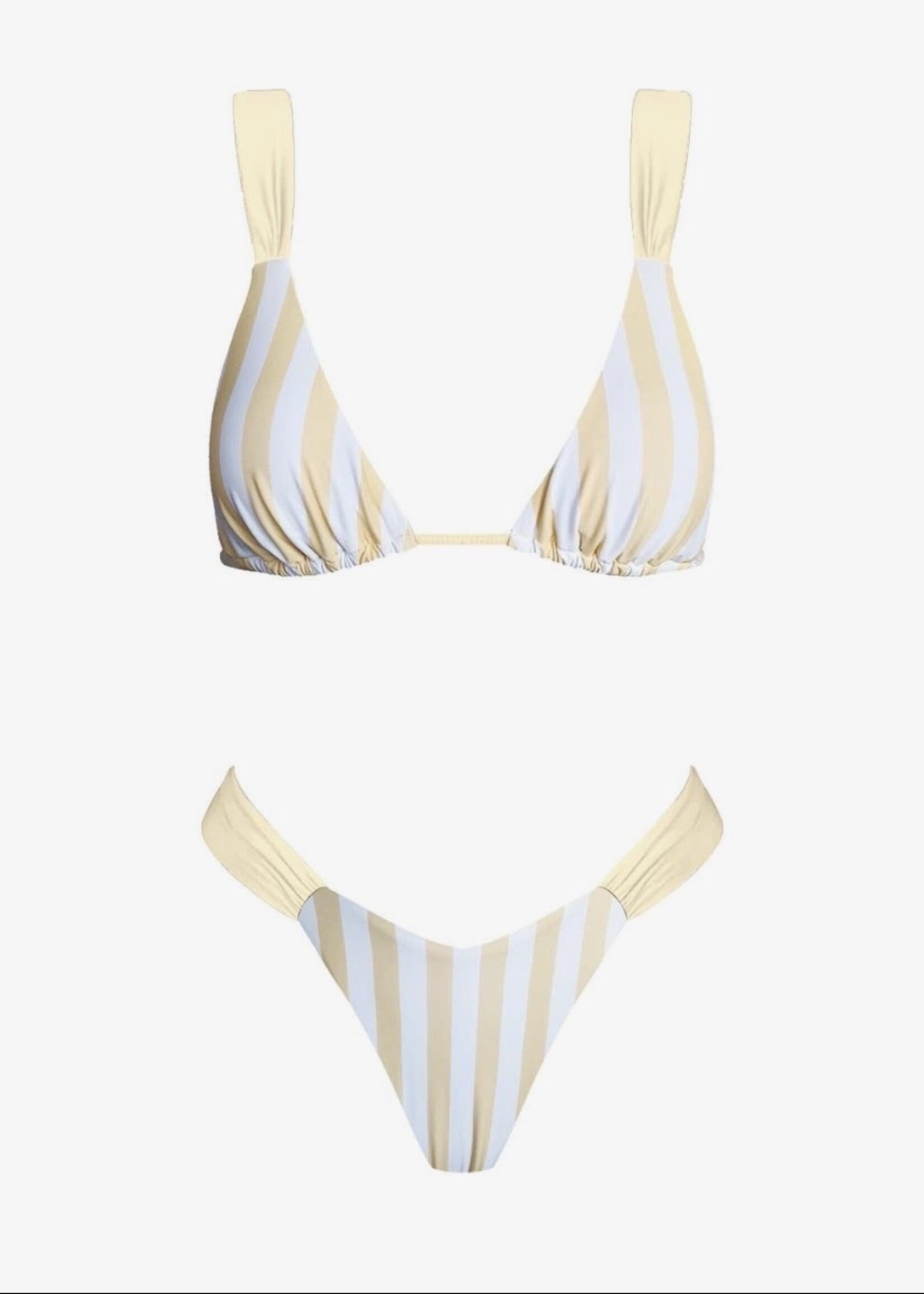 Sunday Brunch Yellow Stripe Bikini