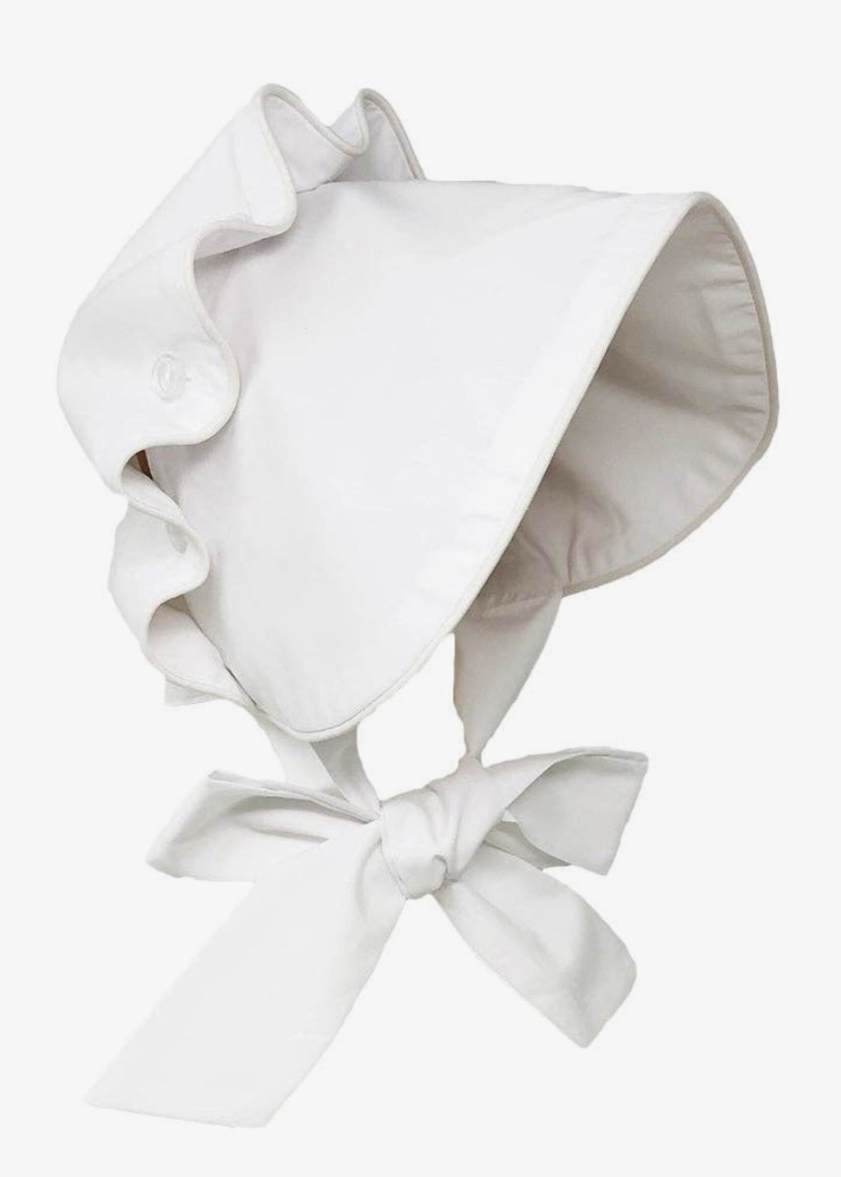 Carson Elizabeth Kids White Bonnet
