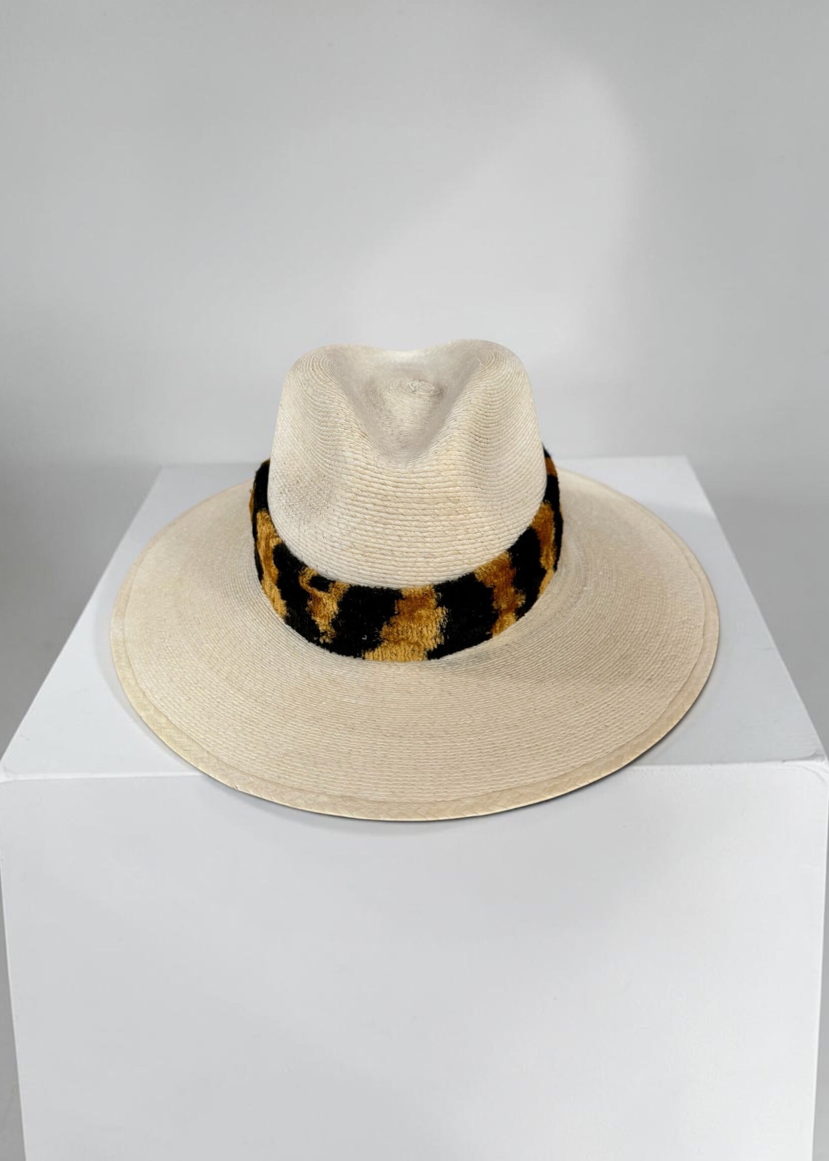 Bloom and Company Baldiz Black & Brown Ikat Hat