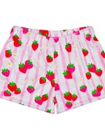 Iscream Strawberry Stripes Plush Short