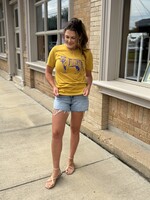 Bloom and Company Purple & Gold Tiger T-Shirt