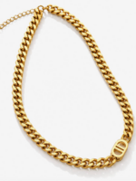 Bloom and Company Gold Cuban Link Necklace