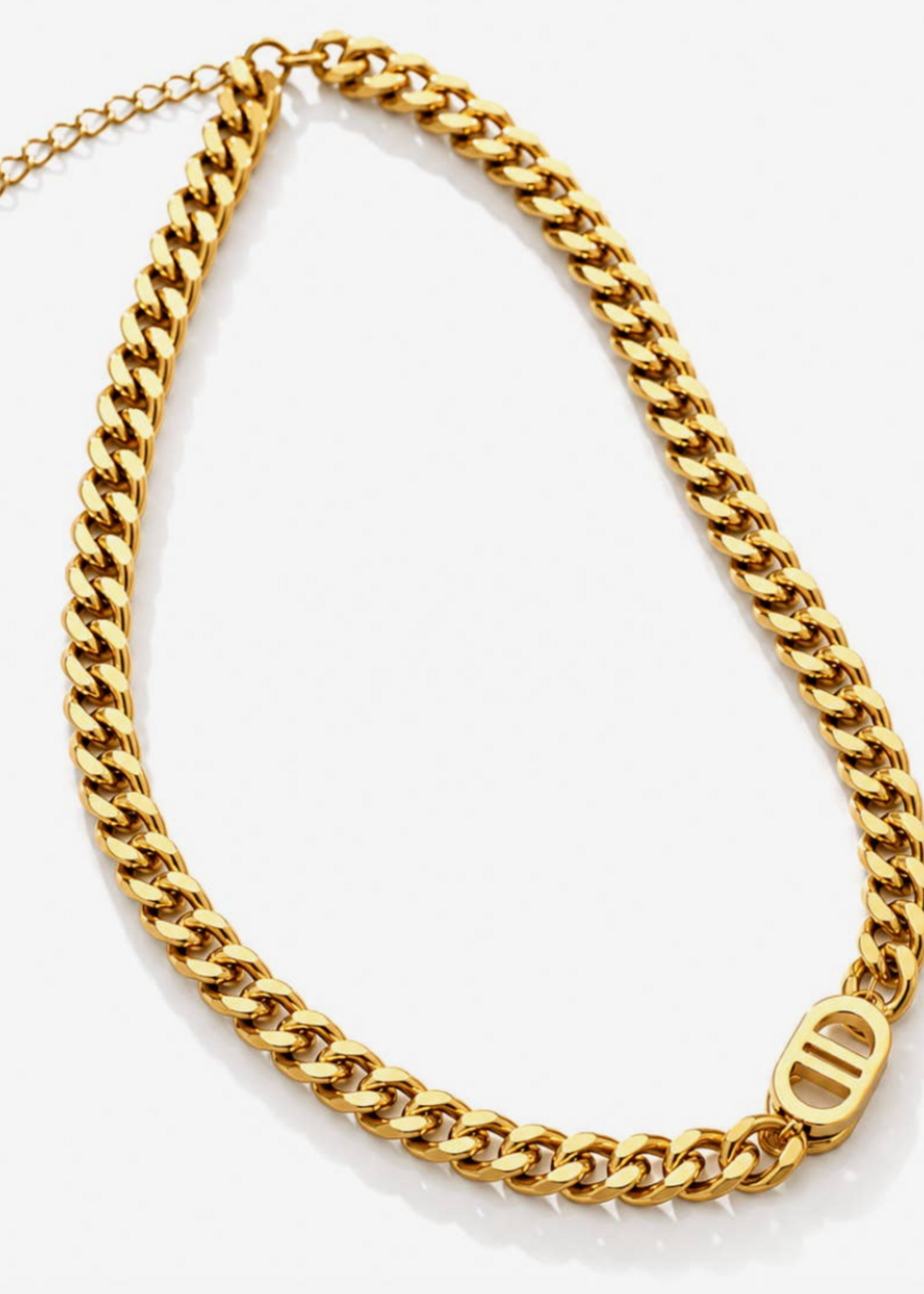 Bloom and Company Gold Cuban Link Necklace