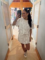 Aapparella Neutral Camo Top & Skirt Set