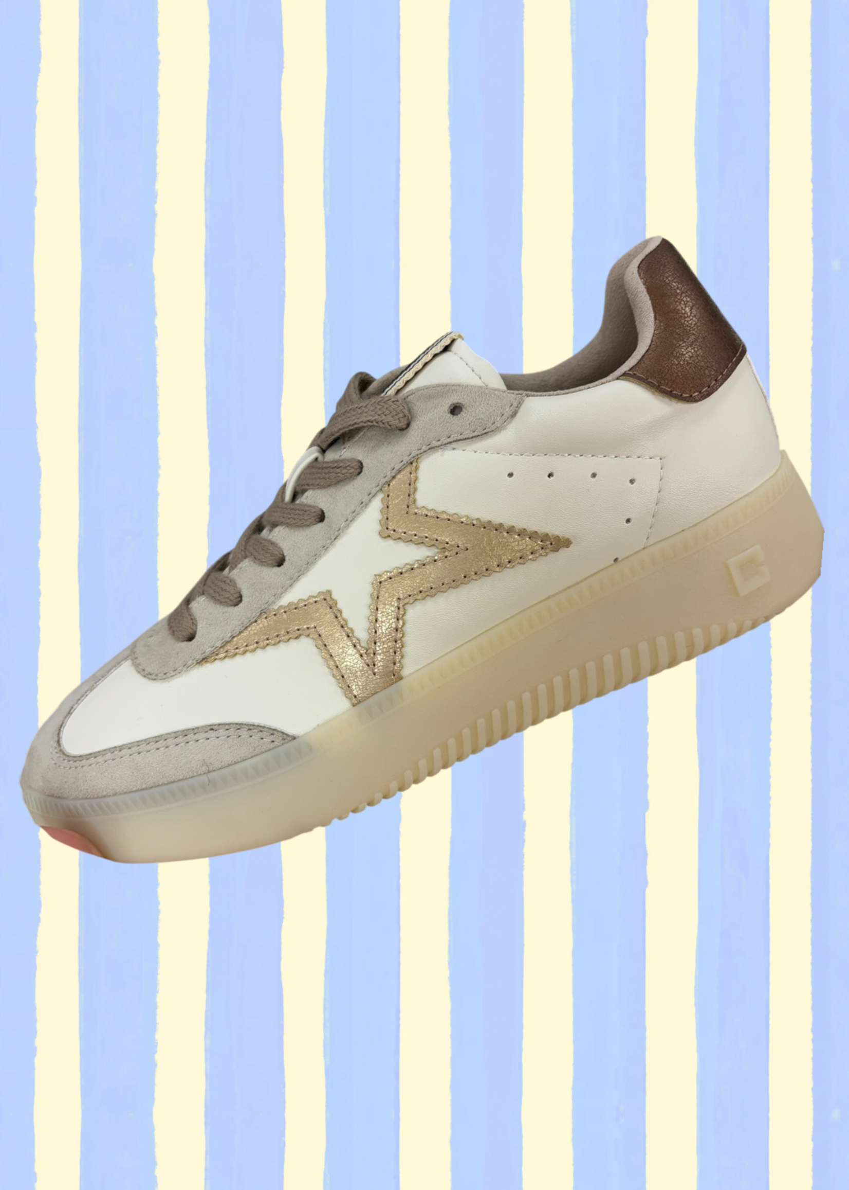 Shu Shop Gold Star Platform Sneaker