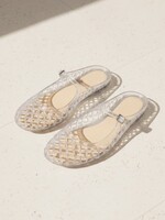 Bloom and Company Clear Mary Jane Jelly Flats
