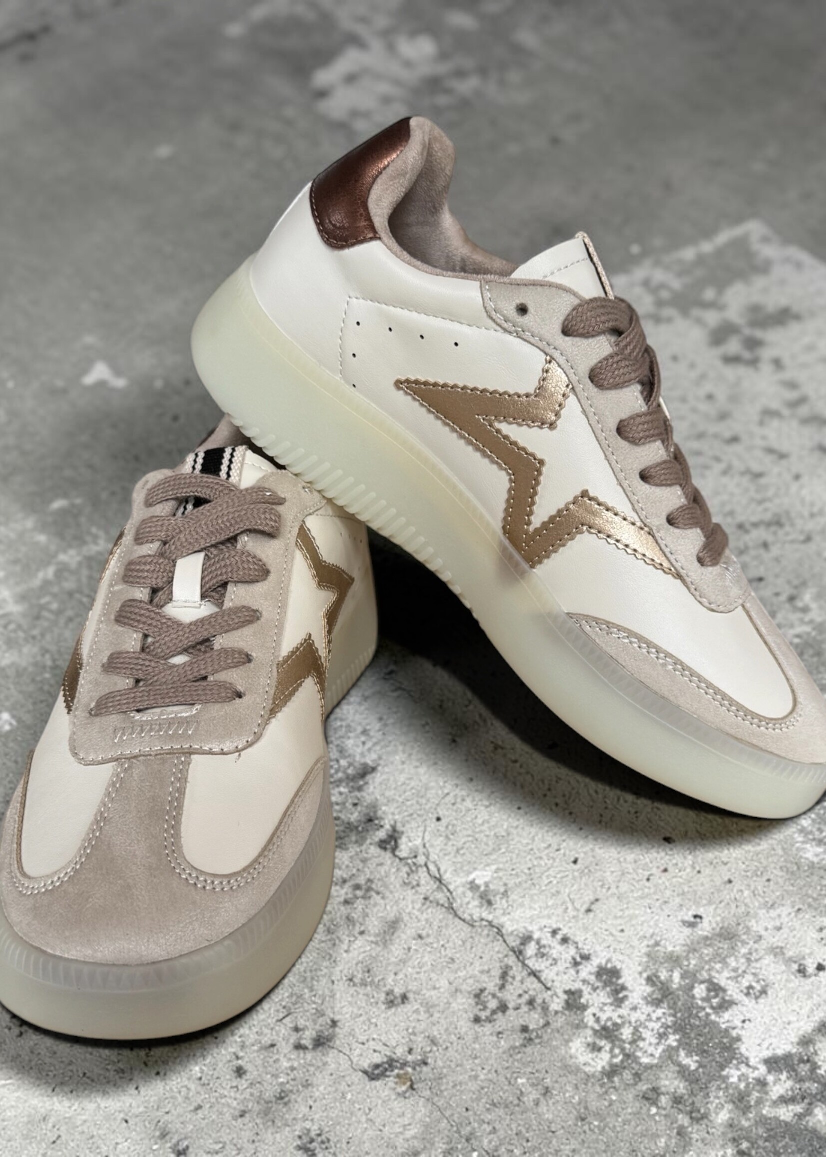 Shu Shop Gold Star Platform Sneaker
