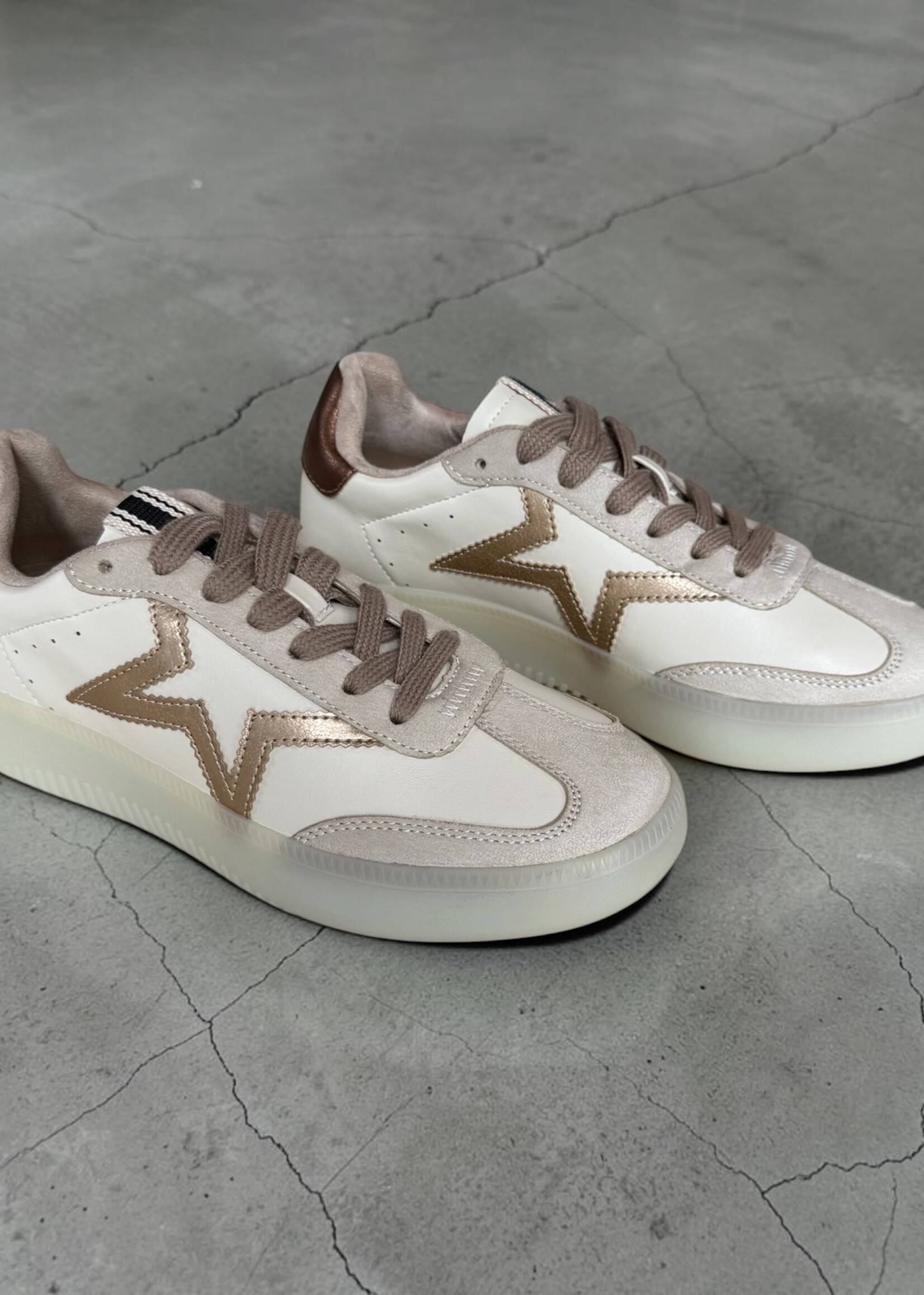 Shu Shop Gold Star Platform Sneaker