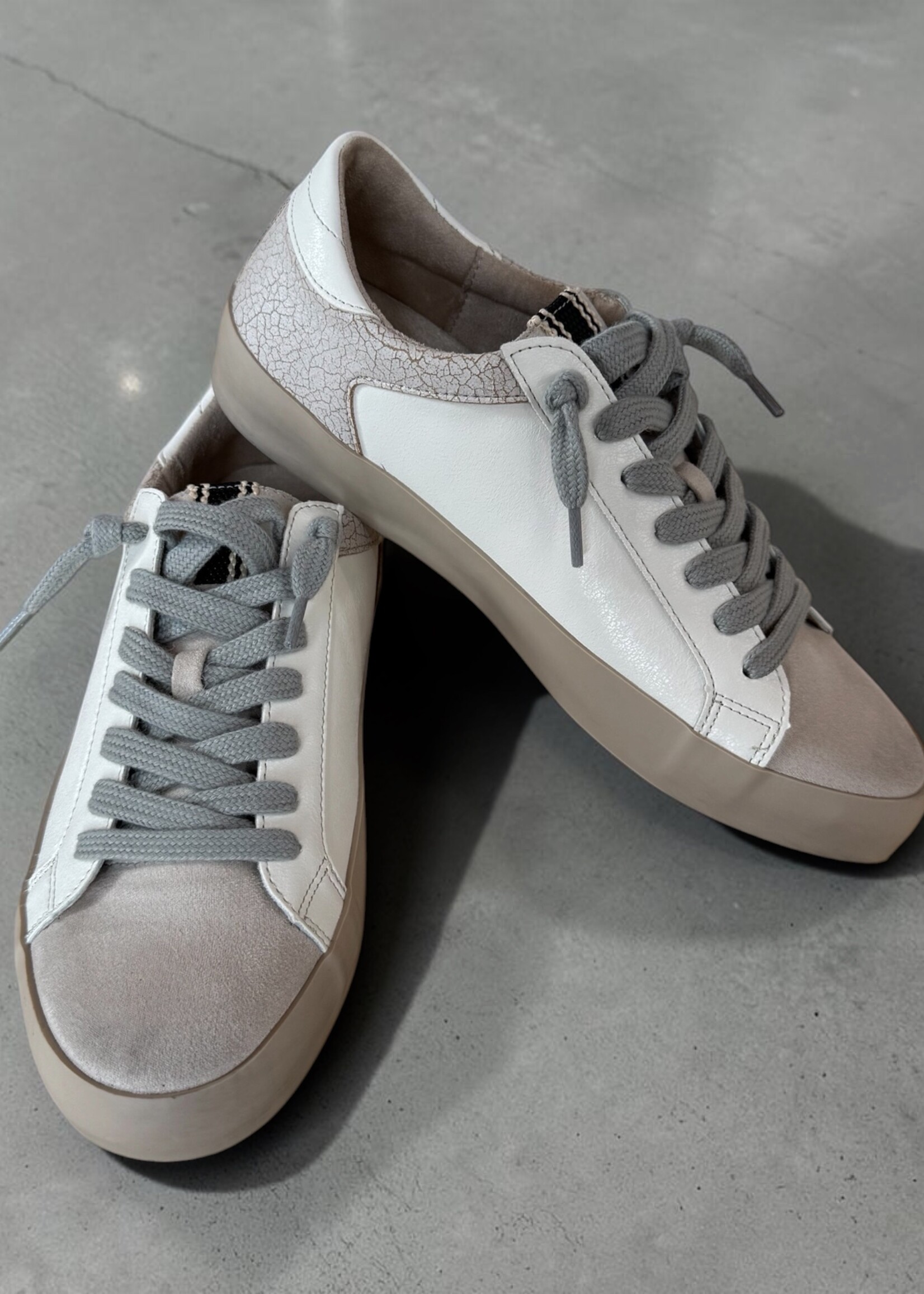 Shu Shop White w/ Grey Accent Sneaker