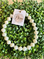 Golden Lily Ivory Chunky Beaded Necklace