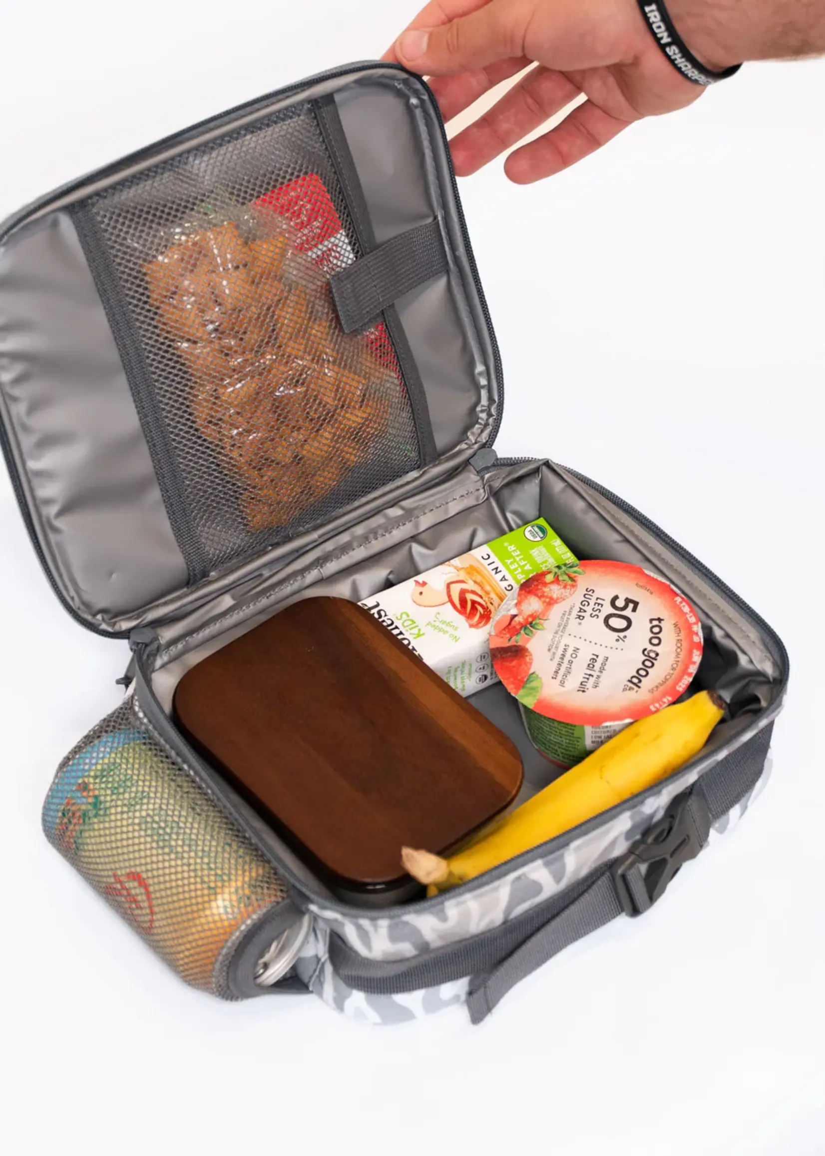 Bloom and Company Burlebo White Camo Lunchbox