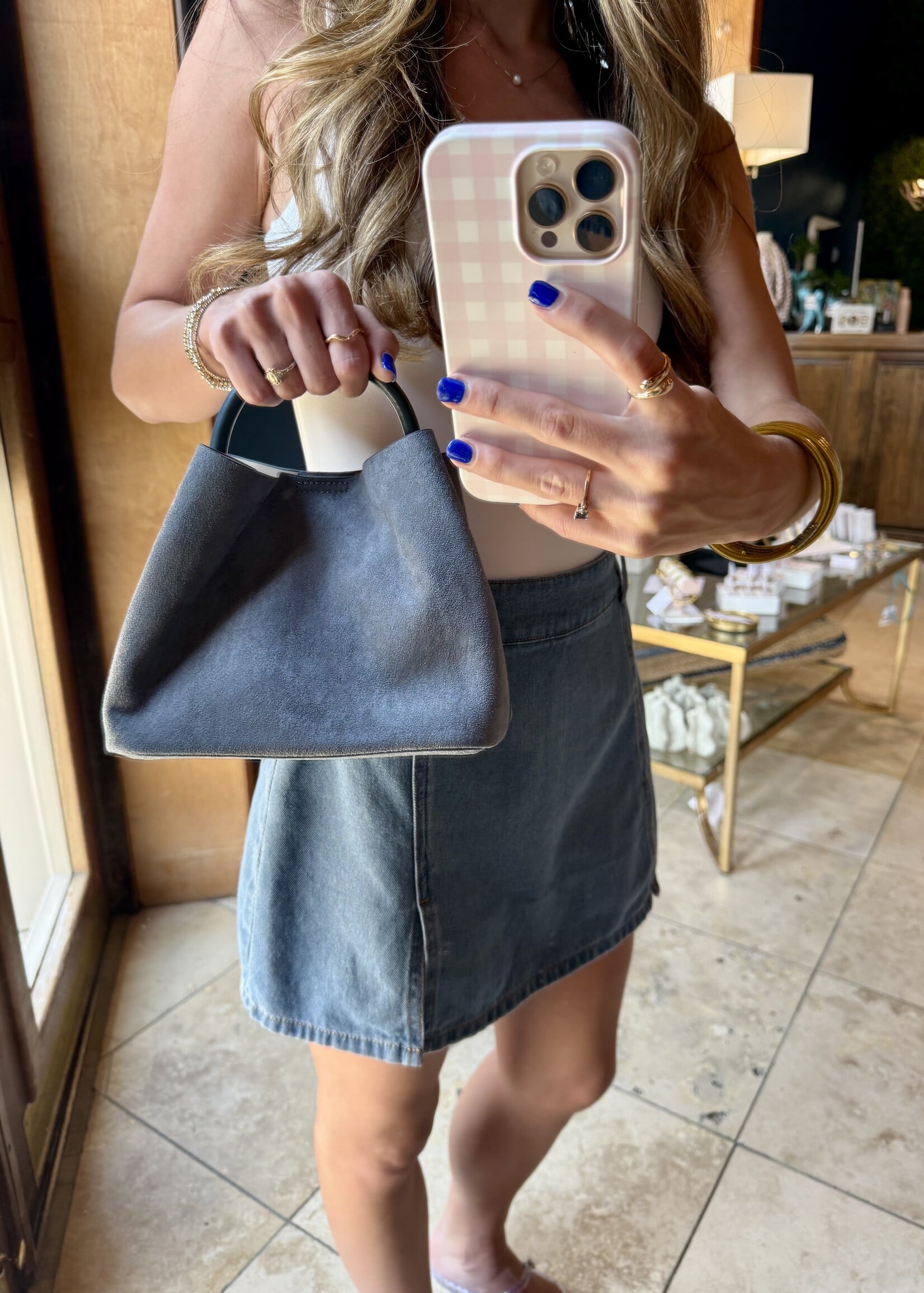 BC Bags Dusty Blue Lucia Bag