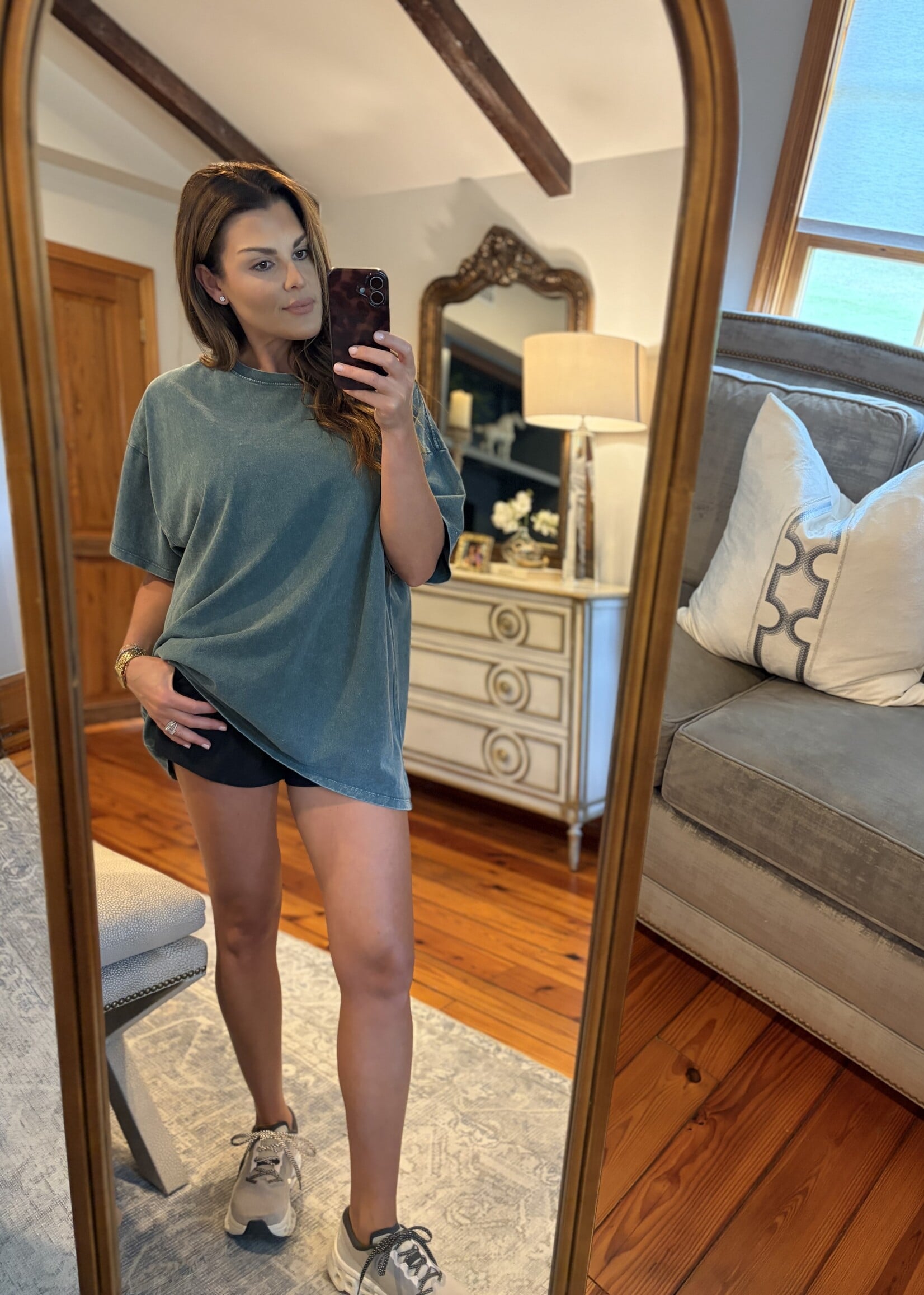 HYVE Teal Oversized Tee