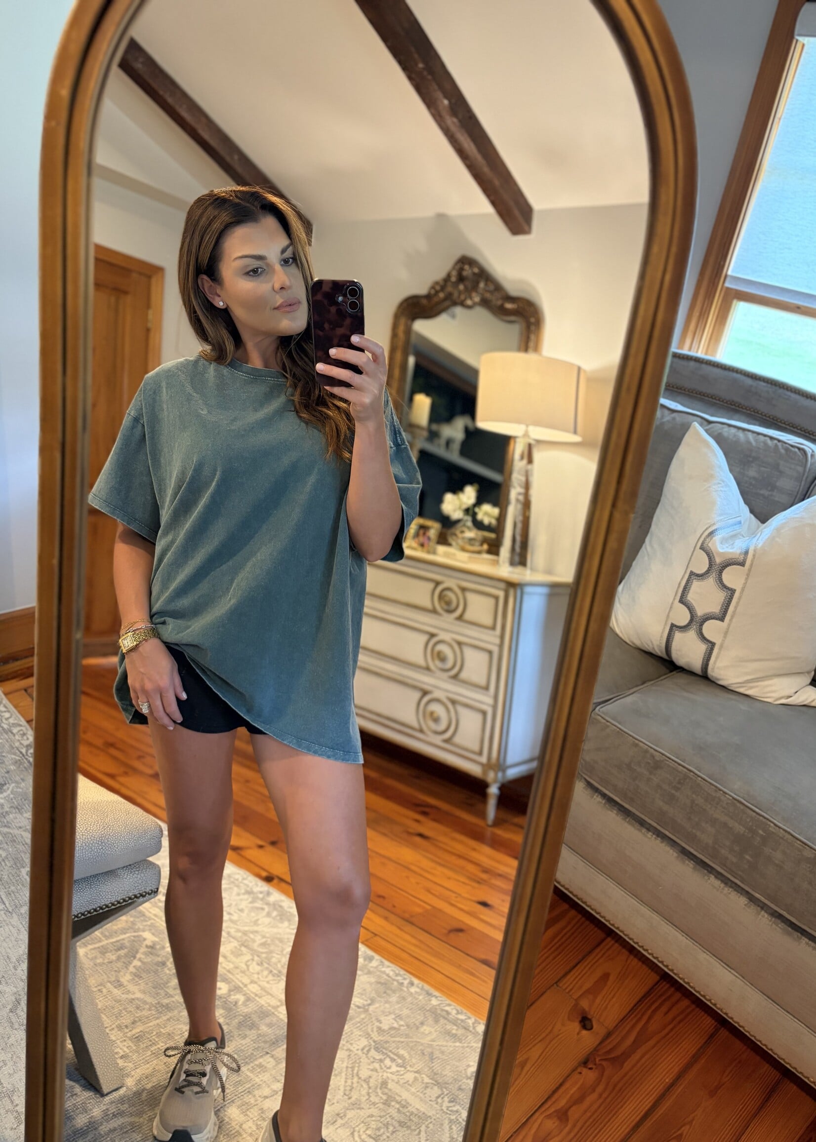 HYVE Teal Oversized Tee