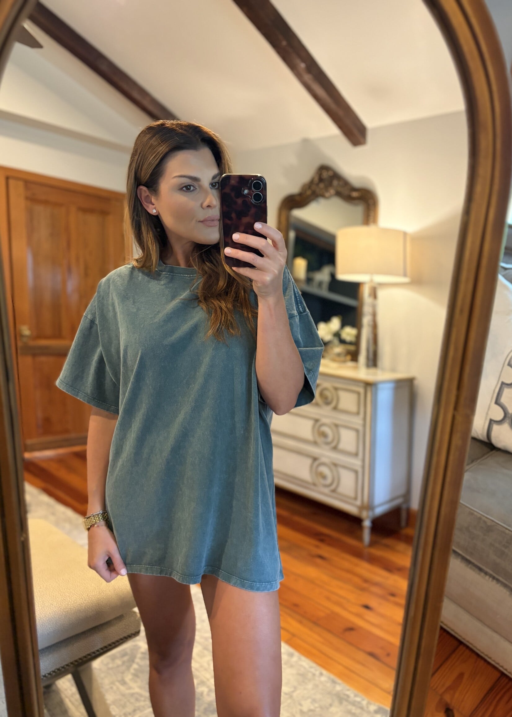 HYVE Teal Oversized Tee