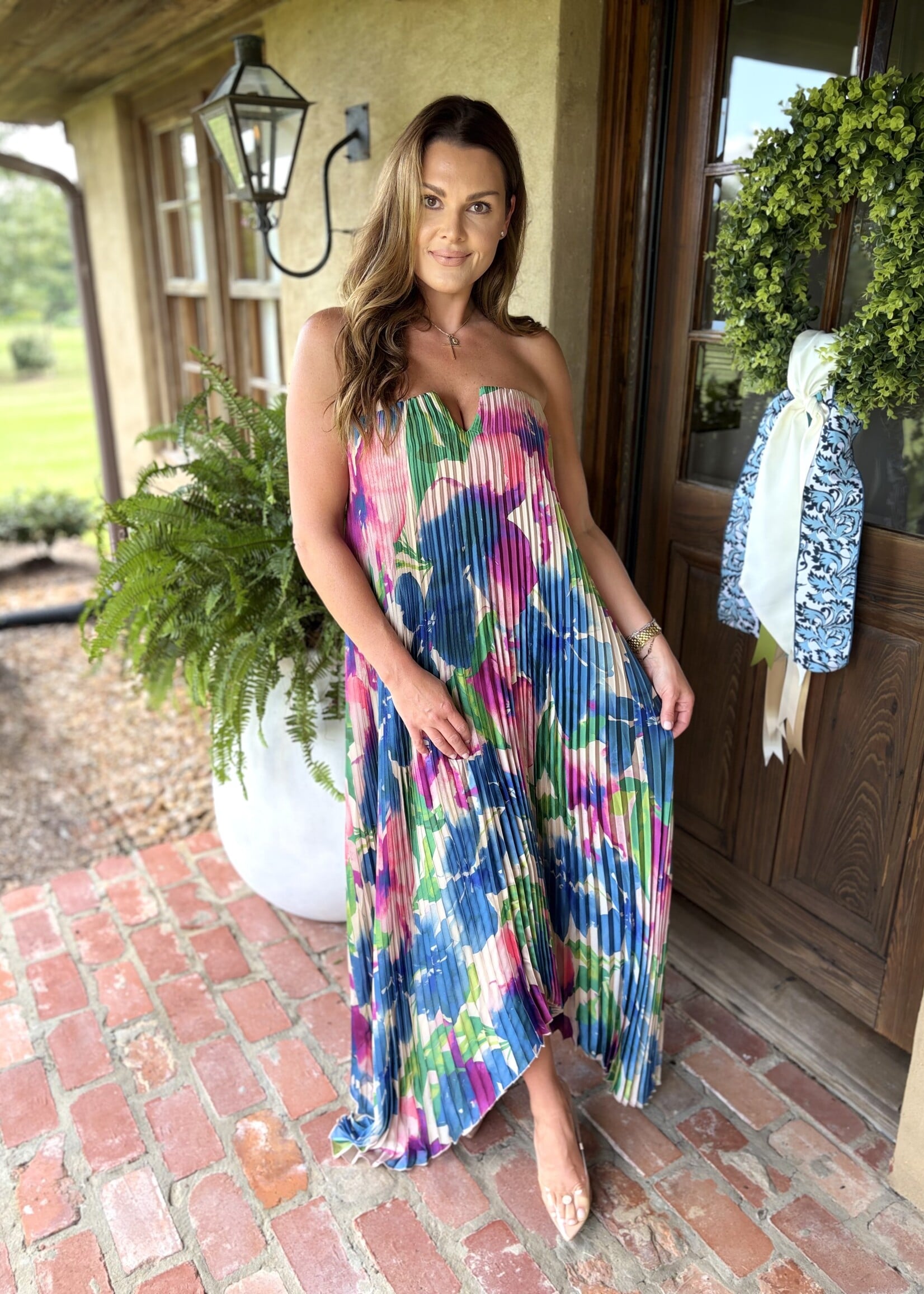Dress Forum Lapis Bloom Sleeveless Maxi Dress