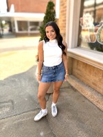 Just USA Medium Washed Denim Skort