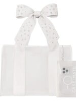 Casemate Ivory Shine Bow Case-Mate Jelly Tote w/ Phone Pouch