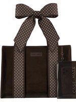 Casemate Espresso Polka Dot Bow Case-Mate Jelly Tote w/ Phone Pouch